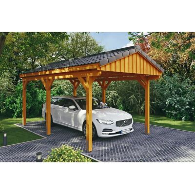 SKANHOLZ Fichtelberg Carport - 273cm H, beige SKANHOLZ Fichtelberg Carport - 273cm H, beige