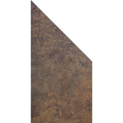 GroJa Sichtschutz Premo Schräg 90 cm x 180/90 cm x 0,8 cm Rostoptik GroJa Sichtschutz Premo Schräg 90 cm x 180/90 cm x 0,8 cm Rostoptik