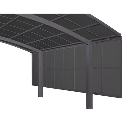 XIMAX Carport-Seitenwand - Großes Wetterbeständiges Aluminiumsatz XIMAX Carport-Seitenwand - Großes Wetterbeständiges Aluminiumsatz