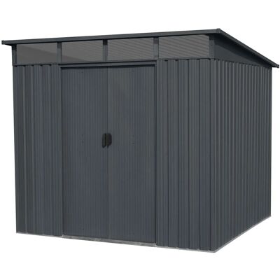 Floraworld Gerätehaus Lightline Größe 3 Pultdach Oberlicht 239 x 193 x 202 cm Floraworld Gerätehaus Lightline Größe 3 Pultdach Oberlicht 239 x 193 x 202 cm