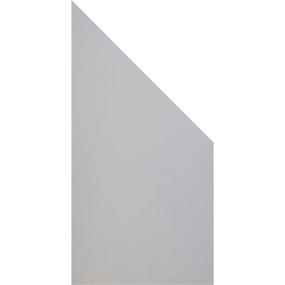 GroJa Sichtschutz Premo Schräg 90 cm x 180/90 cm x 0,8 cm Uni Grau GroJa Sichtschutz Premo Schräg 90 cm x 180/90 cm x 0,8 cm Uni Grau