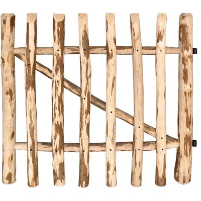 Floraworld Staketen-Gartentor Haselnuss Natur 90 cm x 100 cm Floraworld Staketen-Gartentor Haselnuss Natur 90 cm x 100 cm
