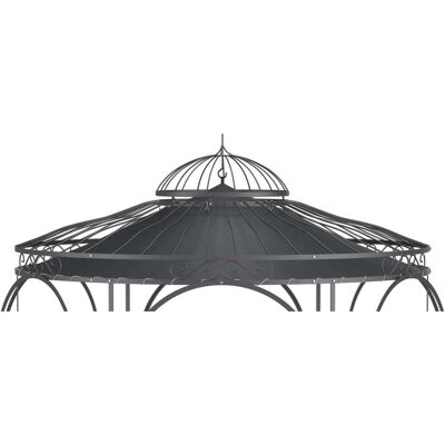Eleo Sonnensegel Milano Ø 290 cm für Pavillon Milano Anthrazit Eleo Sonnensegel Milano Ø 290 cm für Pavillon Milano Anthrazit