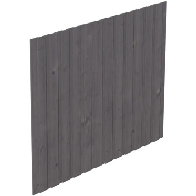 SKAN HOLZ Seitenwand - 230cm x 180cm - Fichte - Schiefergrau SKAN HOLZ Seitenwand - 230cm x 180cm - Fichte - Schiefergrau
