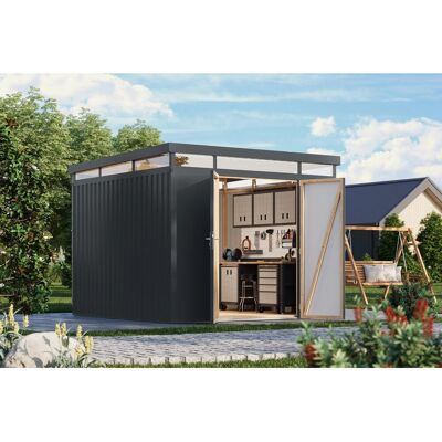Karibu Metallgerätehaus Argos 3,5 Anthrazit Karibu Metallgerätehaus Argos 3,5 Anthrazit