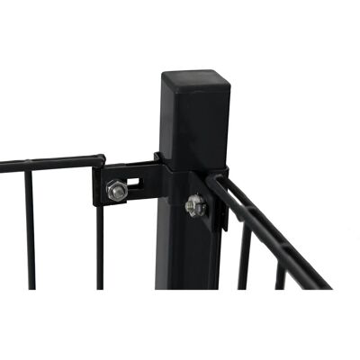Home Deluxe Doppelstabmattenzaun 2 m x 12 m Anthrazit Home Deluxe Doppelstabmattenzaun 2 m x 12 m Anthrazit