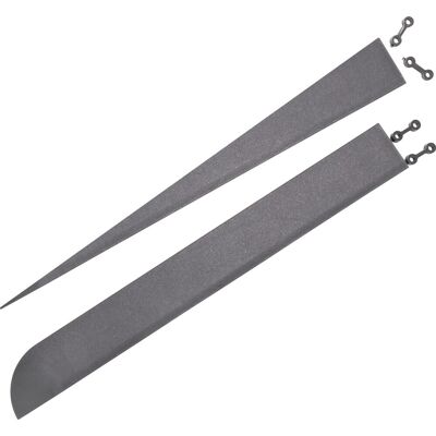 Andiamo Eckleiste Dunkelgrau 43 cm 2 Stück Andiamo Eckleiste Dunkelgrau 43 cm 2 Stück