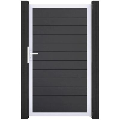 GroJa Tor 1-flg. Basicline Schmal 100 cm x 180 cm Anthrazit Rahmen EV1 GroJa Tor 1-flg. Basicline Schmal 100 cm x 180 cm Anthrazit Rahmen EV1