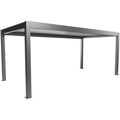 Biohort Pergola 6 m x 3 m Quarzgrau-Metallic/Weiß Biohort Pergola 6 m x 3 m Quarzgrau-Metallic/Weiß