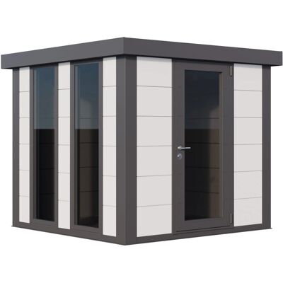 Telluria Gerätehaus Luminato 2424 Weiß 238 cm x 238 cm Telluria Gerätehaus Luminato 2424 Weiß 238 cm x 238 cm