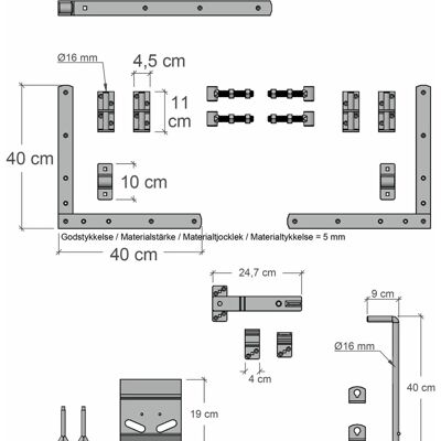 Plus Holz Doppeltor Osaka Nadelholz Schwarz 200 cm x 180 cm Plus Holz Doppeltor Osaka Nadelholz Schwarz 200 cm x 180 cm