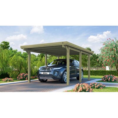 Weka Flachdach-Carport 617 Gr.1 - Carport Weka Flachdach-Carport 617 Gr.1 - Carport