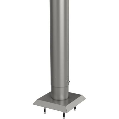 Biohort Steher für Sichtschutz zum Andübeln 180 cm hvst. Quarzgrau-Metallic Biohort Steher für Sichtschutz zum Andübeln 180 cm hvst. Quarzgrau-Metallic
