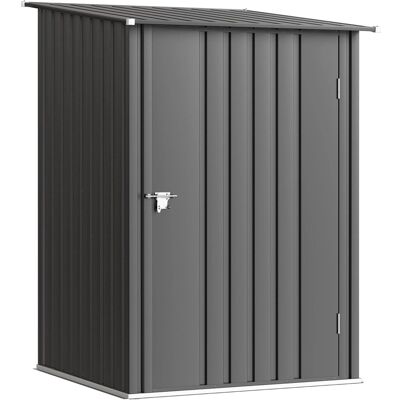Outsunny Gerätehaus 0,92 m² mit Pultdach Abschließbar 100 x 103 x 160 cm Outsunny Gerätehaus 0,92 m² mit Pultdach Abschließbar 100 x 103 x 160 cm