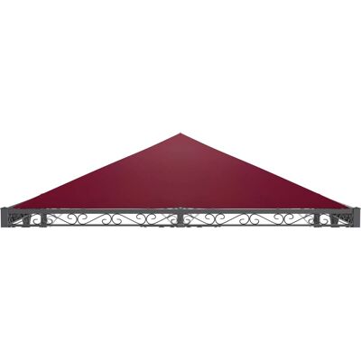 Eleo Sonnensegel 400 cm x 400 cm für Pavillon Palermo/Torino Weinrot Eleo Sonnensegel 400 cm x 400 cm für Pavillon Palermo/Torino Weinrot