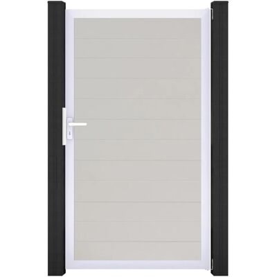 GroJa Tor 1-flg. Basicline Schmal 100 cm x 180 cm Weiß Rahmen EV1 GroJa Tor 1-flg. Basicline Schmal 100 cm x 180 cm Weiß Rahmen EV1