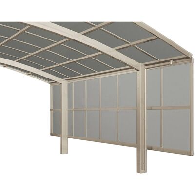 XIMAX Portoforte Seitenwand - Wetterfeste Aluminium Carport Zubehör XIMAX Portoforte Seitenwand - Wetterfeste Aluminium Carport Zubehör