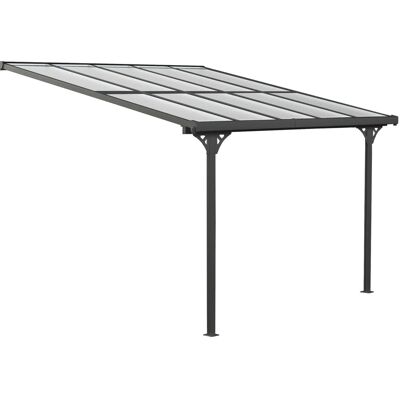 Westmann Bruce Terrassendach - Wetterfest Robuster Aluminium Schwarz - 313x270x300cm Westmann Bruce Terrassendach - Wetterfest Robuster Aluminium Schwarz - 313x270x300cm