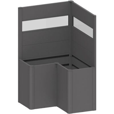 Biohort L100 L-Form Sichtschutz - Zaunelement Biohort L100 L-Form Sichtschutz - Zaunelement