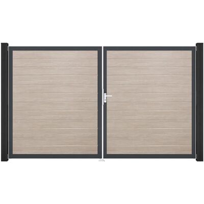 GroJa Tor 2-flg. Basicline Schmal Sheffield Oak Rahmen 306 x 180 cm DIN Rechts GroJa Tor 2-flg. Basicline Schmal Sheffield Oak Rahmen 306 x 180 cm DIN Rechts