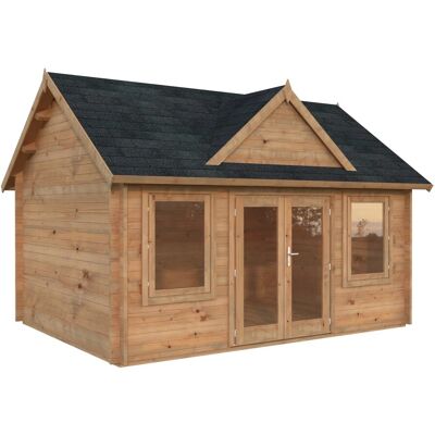 Palmako Gartenhaus Claudia 450 x 330 cm Tauchgrundiert Hellbraun FSC® Palmako Gartenhaus Claudia 450 x 330 cm Tauchgrundiert Hellbraun FSC®