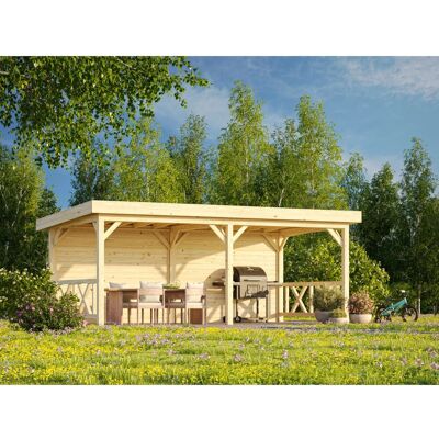 Palmako Pavillon Lenna Set 308 588 x 300 cm Lackiert Weiß FSC® Palmako Pavillon Lenna Set 308 588 x 300 cm Lackiert Weiß FSC®