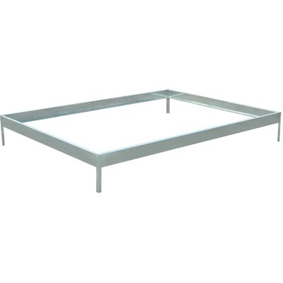 Floraworld Stahlfundamentrahmen - GROW I, silber, 190x190x34,5 cm - Fundamentrahmen für Gewächshaus Floraworld Stahlfundamentrahmen - GROW I, silber, 190x190x34,5 cm - Fundamentrahmen für Gewächshaus