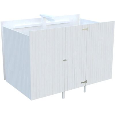 Palmako Geräteraum für Carport 315 x 732 cm Lackiert Weiß FSC® Palmako Geräteraum für Carport 315 x 732 cm Lackiert Weiß FSC®