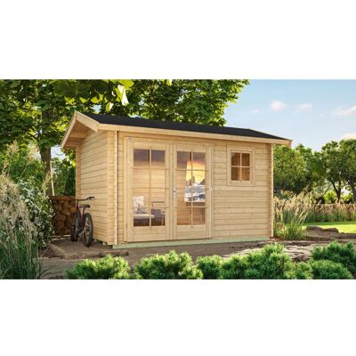 WEKA Gartenhaus 163 Gr.1 - Holz, beige, 410x300cm WEKA Gartenhaus 163 Gr.1 - Holz, beige, 410x300cm