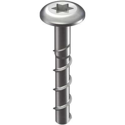 GS Terrasen Montagesysteme GS Terrassen Betonschraube 6 mm x 28 mm Silber 10 Stück GS Terrasen Montagesysteme GS Terrassen Betonschraube 6 mm x 28 mm Silber 10 Stück