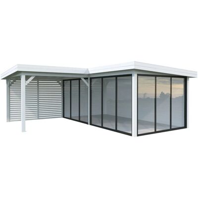 Palmako Pavillon Lenna Set 714 Slide Plus 588 x 588 cm Lackiert Weiß FSC® Palmako Pavillon Lenna Set 714 Slide Plus 588 x 588 cm Lackiert Weiß FSC®