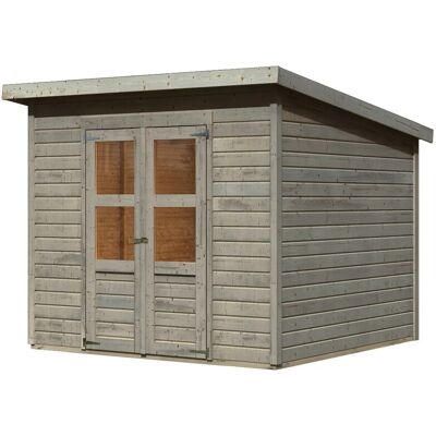 Karibu Gartenhaus Vellinge 6 Vorvergraut 219 x 238 x 240 cm Karibu Gartenhaus Vellinge 6 Vorvergraut 219 x 238 x 240 cm