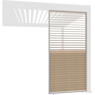 Weide Holzoptik Wand Für Pergola Drehbare Lamellen Aluminium 1.23 Meter Holzoptik Weide Holzoptik Wand Für Pergola Drehbare Lamellen Aluminium 1.23 Meter Holzoptik
