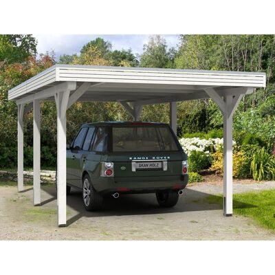 SKANHOLZ Carport »Spessart«, BxT: 355 x 604 cm, Firsthöhe: 243 cm, lasiert SKANHOLZ Carport »Spessart«, BxT: 355 x 604 cm, Firsthöhe: 243 cm, lasiert