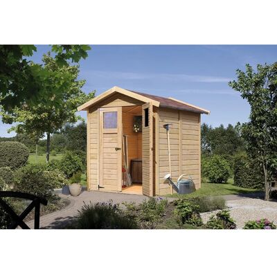 KARIBU Dahme Gartenhaus - beige - Gartenhaus KARIBU Dahme Gartenhaus - beige - Gartenhaus