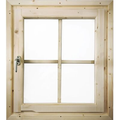 Karibu Fenster für 38mm Dreh-/Kippbeschlag Naturbelassen 69 cm x 80 cm Karibu Fenster für 38mm Dreh-/Kippbeschlag Naturbelassen 69 cm x 80 cm