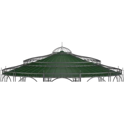 Eleo Sonnensegel Toskana Ø 550 cm für Pavillon Toskana Dunkelgrün Eleo Sonnensegel Toskana Ø 550 cm für Pavillon Toskana Dunkelgrün