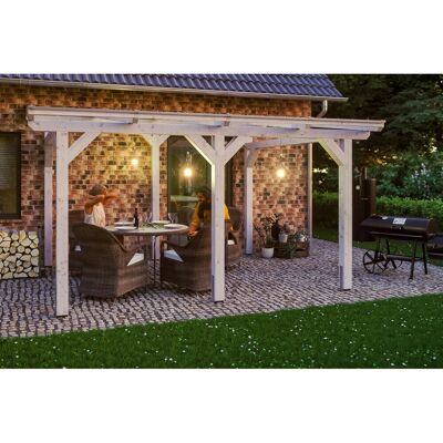 SKANHOLZ Siena Terrassenüberdachung - Freistehend, Weiß - Terrassenüberdachung SKANHOLZ Siena Terrassenüberdachung - Freistehend, Weiß - Terrassenüberdachung