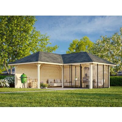 Palmako Pavillon Bianca Set 212 Slide 588 x 588 cm Lackiert Weiß FSC® Palmako Pavillon Bianca Set 212 Slide 588 x 588 cm Lackiert Weiß FSC®