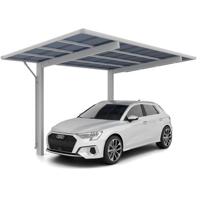 Ximax Einzelcarport Aluminium Wing 531,4 cm x 275,7 cm Silber 100 kg/qm Typ 80 Ximax Einzelcarport Aluminium Wing 531,4 cm x 275,7 cm Silber 100 kg/qm Typ 80
