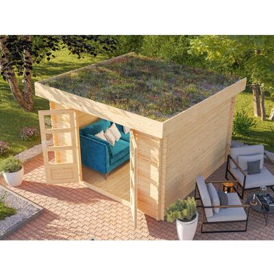 Karibu Gartenhaus Grünberg 5 Naturbelassen 7,84 m² Karibu Gartenhaus Grünberg 5 Naturbelassen 7,84 m²