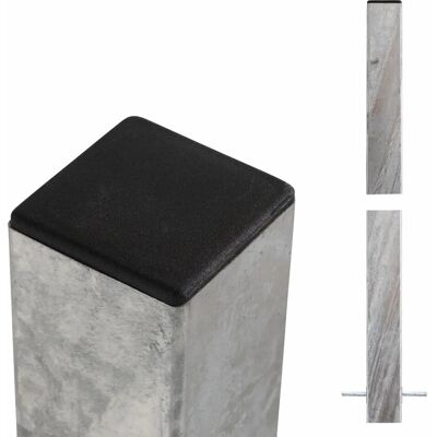 Plus Zaunpfosten Stahl feuerverzinkt 8 cm x 8 cm x 236 cm Plus Zaunpfosten Stahl feuerverzinkt 8 cm x 8 cm x 236 cm
