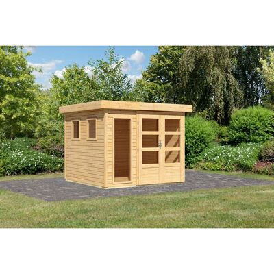 Karibu Gartenhaus Maradi 3,5 Naturbelassen 211 x 238 x 242 cm Karibu Gartenhaus Maradi 3,5 Naturbelassen 211 x 238 x 242 cm