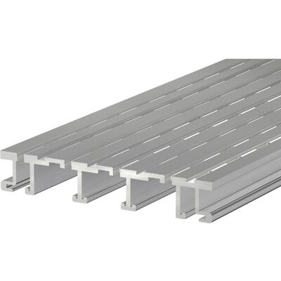 Entwässerungsrinne-Proside aus Aluminium 150 mm x 26 mm x 2000 mm Eloxiert Entwässerungsrinne-Proside aus Aluminium 150 mm x 26 mm x 2000 mm Eloxiert