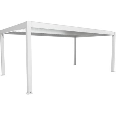 Biohort Pergola 6 m x 3,5 m Weiß/Silber-Metallic Biohort Pergola 6 m x 3,5 m Weiß/Silber-Metallic