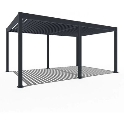 WeideㅤDeluxe Elektrisch Pavillon Terrassenüberdachung Alu LED 3,6x5,3 Mㅤ WeideㅤDeluxe Elektrisch Pavillon Terrassenüberdachung Alu LED 3,6x5,3 Mㅤ