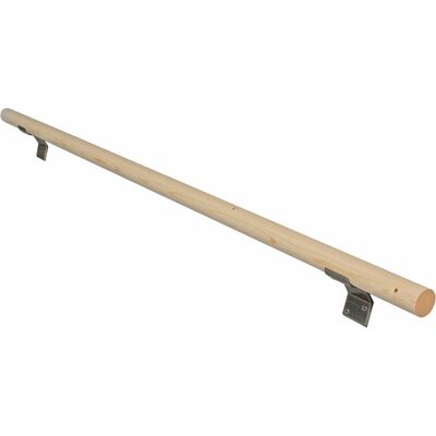 Dieda Handlauf Komplettset Fichte Ø 4 cm x 150 cm Dieda Handlauf Komplettset Fichte Ø 4 cm x 150 cm