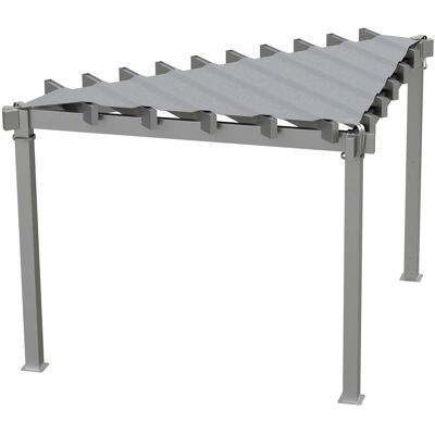 Sojag Pavillon Lima 1010 Lichtgrau 293,3 cm x 293,3 cm x 242,6 cm Sojag Pavillon Lima 1010 Lichtgrau 293,3 cm x 293,3 cm x 242,6 cm