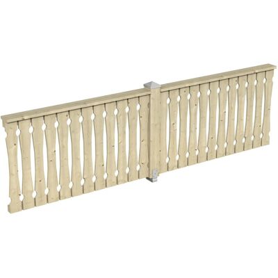 SKANHOLZ Nordic Fichte Balkonbrüstung - Balustrade SKANHOLZ Nordic Fichte Balkonbrüstung - Balustrade