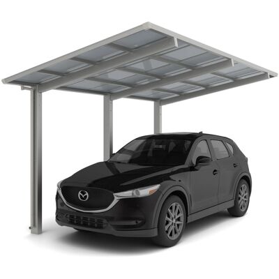 Ximax Alu Einzelcarport Linea Typ 110 Edelstahl-Look 273 x 556cm Sonderfertigung Ximax Alu Einzelcarport Linea Typ 110 Edelstahl-Look 273 x 556cm Sonderfertigung